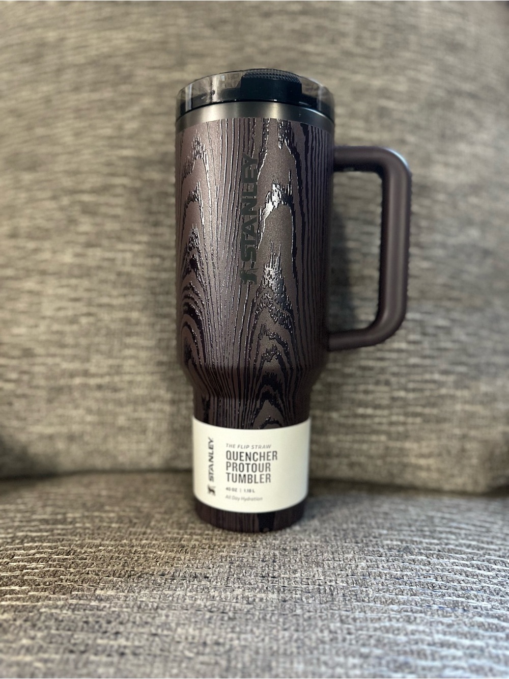 Stanley Quencher ProTour 40 oz Tumbler Woodgrain Print